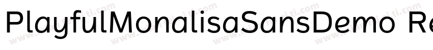 PlayfulMonalisaSansDemo Reg字体转换